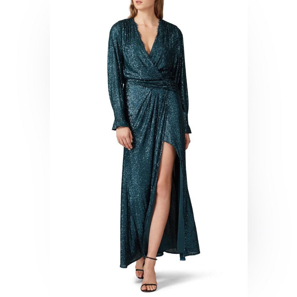 Price Droppedjonathan Simkhai Sequin Drape Front … - image 2